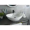 Накладная белая раковина для ванной Gid N9019