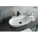 Накладная белая раковина для ванной Gid N9234