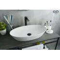 Накладная белая раковина для ванной Gid N9397