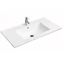 Встраиваемая сверху белая раковина для ванной Gid 9075e