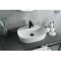 Накладная белая раковина для ванной Gid N9045
