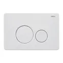 Кнопка смыва ABBER AC0121MW белая матовая