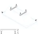 Универс. компл. ног для ванн LEG-KIT-100 -120х70, 130х70, 140х70, 150х70, 160х70,170х70, 170х75, 180х80, 180х90, 190х80, 190х90, 200х90