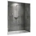 Душевая дверь ABBER Komfort прозрачное/хром