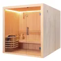Финская сауна Frank 800 серия, 1 полка, липа/кедр