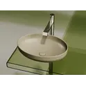 Умывальник чаша Ceramica Nova накладная овальная (цвет Капучино Матовый) Element 502*363*145мм