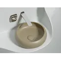 Умывальник чаша Ceramica Nova накладная круглая (цвет Капучино Матовый) Element 360*360*120мм