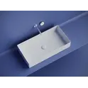 Раковина Ceramica Nova накладная прямоугольная 701*361*130, без перелива, цвет белый, арт.CN6071
