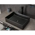 Накладная черная матовая раковина для ванной Gid Bm1204