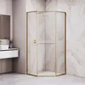 Душевой уголок RGW SV-82Gb "L/R" прозрачное/золото