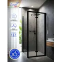 Ограждение душевое Ceruttispa BELLA ZQD91B без поддона (90х90х195)