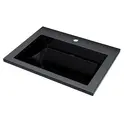 Раковина для ванной  Uperwood Infinity, черная глянцевая