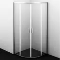 Душевой уголок полукруглый WasserKRAFT Lippe 45S00/45S01 прозрачное стекло