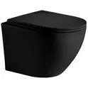 Унитаз подвесной WeltWasser Merzbach SK WW 004MT-BL черный матовый с сиденьем