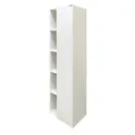 COMFORTY. Шкаф-колонна "Милан-40" белый глянец