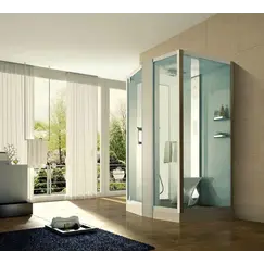 Душевая кабина прямоугольная с паром Orans SR-89102S L / R  white низкий поддон