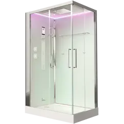 Душевая кабина прямоуг. Timo PREMIUM HELKA H-515 L/R, 120х90, Г/М, баня, электрика , хромотерапия