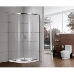 Душ.ограждение GR-0090 Classic 90*90*190 полукруг, двери раздвижные
