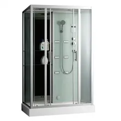 Душевая кабина Frank  с баней/без бани пристенная F-505-1/F-506-1