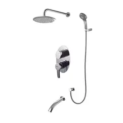 Смеситель Lemark Atlantiss LM3222C для ванны и душа, встраиваемый