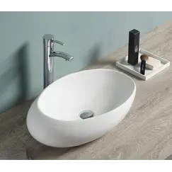 Раковина накладная овальная CeramaLux 78255