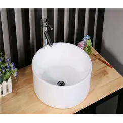 Раковина накладная круглая CeramaLux  9011