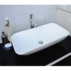 Раковина накладная прямоугольная CeramaLux 9122