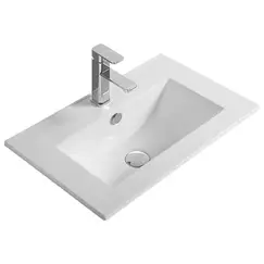Раковина врезная прямоугольная CeramaLux YJ-803