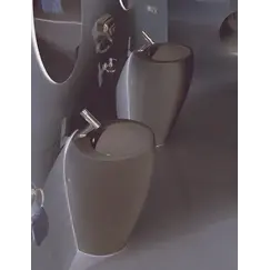 Раковина напольная круглая  CeramaLux 1001