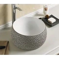 Раковина накладная круглая CeramaLux NC 78217