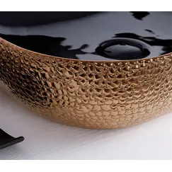 Раковина накладная прямоугольная CeramaLux LuxeLine  D1302H