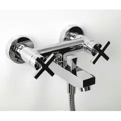 Смеситель для ванны с коротким изливом  WasserKRAFT Weser 7800 7801