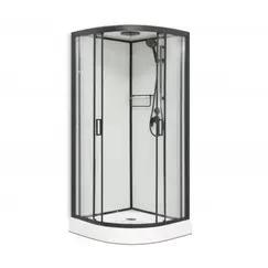 Душевая кабина Frank F400 Black низкий поддон