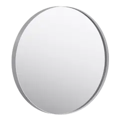 Зеркало круглое в металлической раме AQWELLA