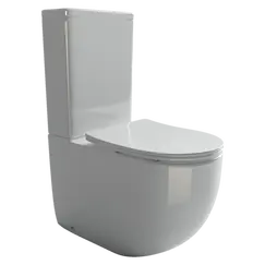 Напольный пристенный унитаз Ceramica Nova Metropol Rimless CN4001