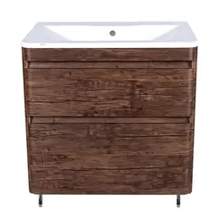 Тумба напольная с раковиной Style Line Атлантика , старое дерево