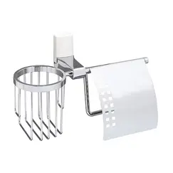 Держатель туалетной бумаги и освежителя  WasserKRAFT Leine K-5059WHITE