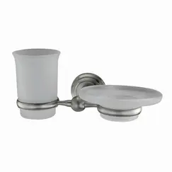 Держатель стакана и мыльницы WasserKRAFT  Ammer K-7000 K-7026