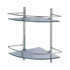 Полка стеклянная двойная WasserKRAFT  K-3122