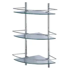 Полка стеклянная тройная WasserKRAFT  K-3133