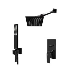 Встраиваемый комплект с верхней душевой насадкой, лейкой и изливом WasserKRAFT  A66209