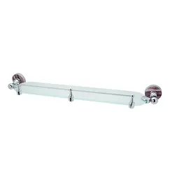 Полка стеклянная с бортиком WasserKRAFT Regen K-6900 K-6944