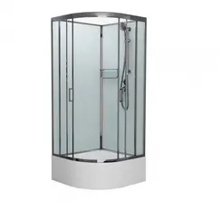 Душевая кабина Frank F409/2 Brilliant 90х90  высокий поддон