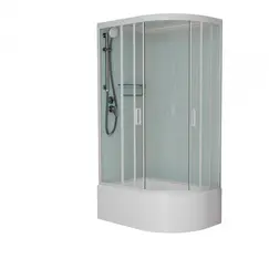 Душевая кабина Frank F412/2 L/R White высокий поддон