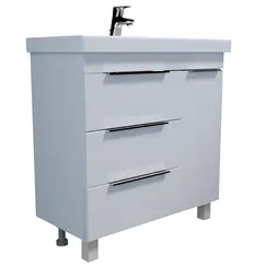 Тумба напольная без  раковины  1Marka Gaula 80 , 3 ящика и 1дверца