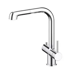 Смеситель для кухни с подключением фильтра и выдвижной лейкой Timo Saona 2346/00FL