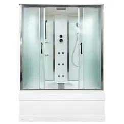 DTO Душевая кабина EM4517 / EM4515 высокий/матовое/хром