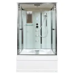 DTO Душевая кабина V1245 120х90 высокий/прозрачное/хром