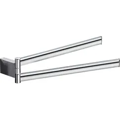 Gedy G-Kent  полотенцедержатель двойной поворотный  длина 36 5 см   хром