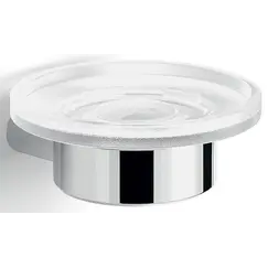 Gedy G-Azzorre  настенная стеклянная мыльница   хром